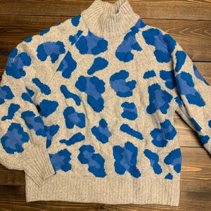 H&M leopard print sweater